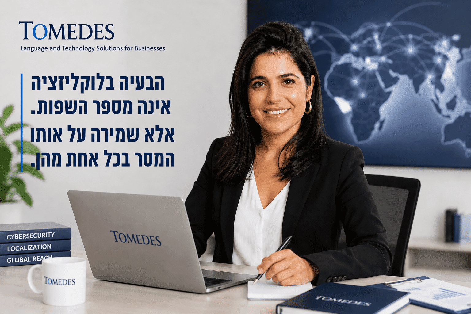 לוקליזציה מוצלחת לא נמדדת בכמות השפות, אלא ביכולת לשמור על מסר אחיד שמדבר לכל קהל בשפה שלו