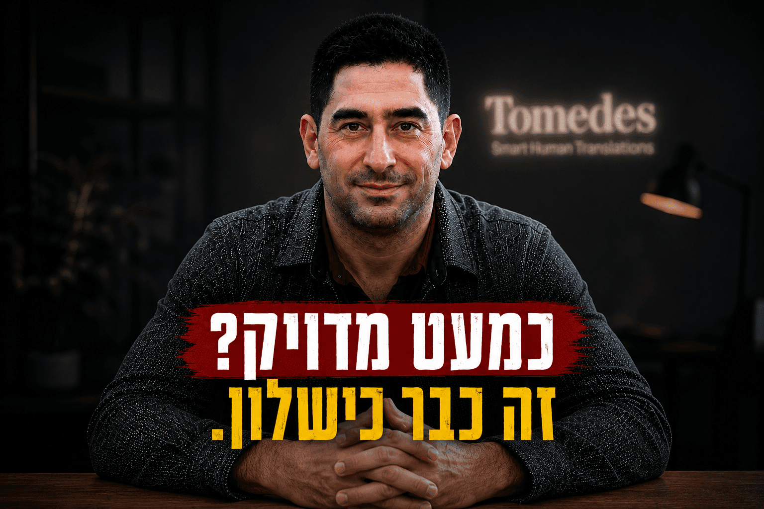 מתן לירון מטומדס מסביר כיצד שילוב בין AI לבקרה אנושית מסייע להפחית טעויות תרגום ולשמור על אמינות במסמכים עסקיים בינלאומיים.